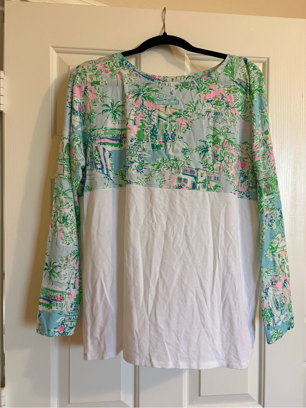 Lilly Pulitzer Finn long sleeve Lilly Loves Palm Beach Colorblock